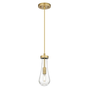 Owego - 1 Light Cord Hung Pendant-4.75 Inch Wide and 11 Inch Tall - 1372646