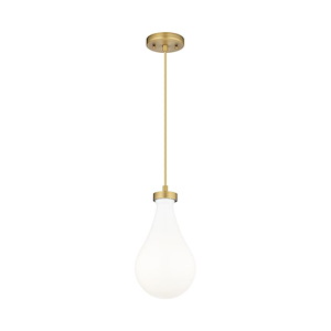 Owego - 1 Light Cord Hung Pendant-12.25 Inch Tall and 7 Inch Wide - 1373916