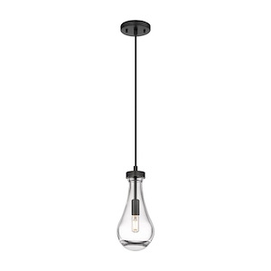 Owego - 1 Light Cord Hung Pendant-12.13 Inch Tall and 5.13 Inch Wide - 1291915