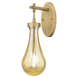 Owego - 1 Light Glass Wall Sconce-16.5 Inch Tall and 5.13 Inch Wide - 1423960