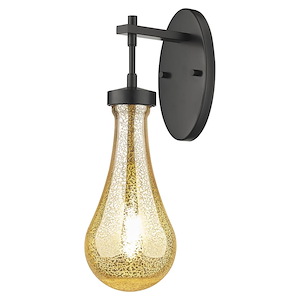 Owego - 1 Light Glass Wall Sconce-16.5 Inch Tall and 5.13 Inch Wide - 1423978