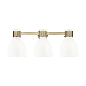 Lawton Bell - 3 Light Bath Vanity-10 Inch Tall and 24 Inch Wide - 1374180