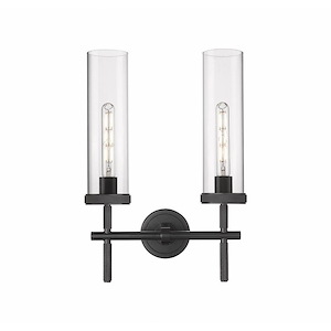Lincoln - 2 Light Bath Vanity-19.5 Inch Tall and 13.88 Inch Wide - 1291981