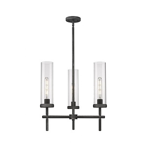 Lincoln - 3 Light Stem Hung Chandelier-19.5 Inch Tall and 21.25 Inch Wide - 1291926