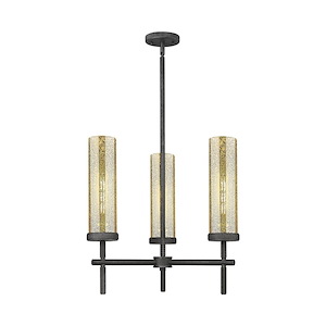 Lincoln - 3 Light Stem Hung Chandelier-19.5 Inch Tall and 21.25 Inch Wide - 1374064
