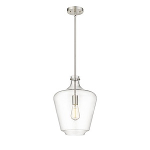 Norwalk - 100W 1 LED Stem Hung Mini Pendant-16.25 Inch Tall and 12 Inch Wide - 1423976