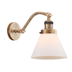 Cone - 1 Light Wall Sconce In Industrial Style-11.5 Inches Tall and 8 Inches Wide - 1289408
