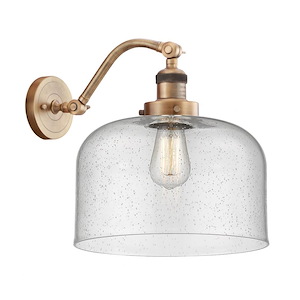 Bell - 1 Light Wall Sconce In Industrial Style-13 Inches Tall and 12 Inches Wide - 1289422