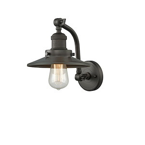 Railroad - 1 Light Wall Sconce In Traditional Style-11.5 Inches Tall and 5 Inches Wide - 1289453