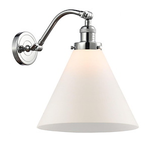 Cone - 1 Light Wall Sconce In Industrial Style-14 Inches Tall and 12 Inches Wide - 1289390