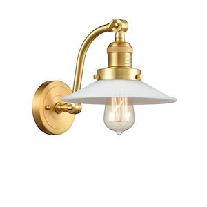 Halophane - 1 Light Adjustable Wall Sconce-11.5 Inch Tall and 8.5 Inch Wide - 1426722
