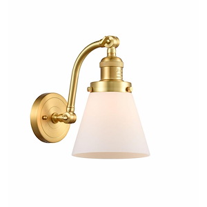 Cone - 1 Light Wall Sconce In Industrial Style-11.5 Inches Tall and 6.5 Inches Wide - 1289403