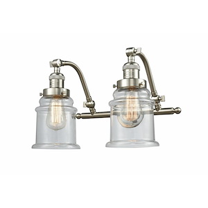 Canton - 2 Light Bath Vanity In Industrial Style-12 Inches Tall and 18 Inches Wide - 1289423