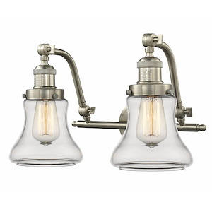 Bellmont - 2 Light Bath Vanity In Industrial Style-12 Inches Tall and 18 Inches Wide - 1289415