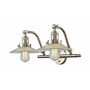 Halophane - 2 Light Adjustable Bath Vanity-12 Inch Tall and 18.25 Inch Wide - 1424140