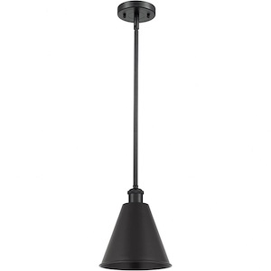 Ballston Cone - 1 Light Cone Pendant In Industrial Style-9.75 Inches Tall and 8 Inches Wide - 1051439