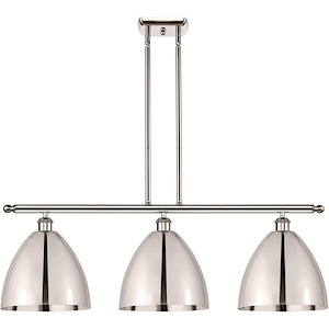 Ballston Dome - 3 Light Island In Industrial Style-12.38 Inches Tall and 36 Inches Wide - 1051483