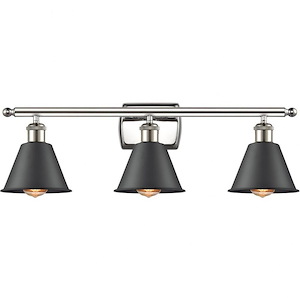 Smithfield - 3 Light Bath Vanity In Industrial Style-10.5 Inches Tall and 26 Inches Wide - 1094135