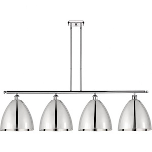 Ballston Cone - 4 Light Island In Industrial Style-14.25 Inches Tall and 50.25 Inches Wide - 1051461