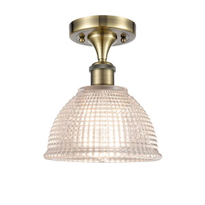 Arietta - 100W 1 LED Semi-Flush Mount-9.25 Inch Tall and 8 Inch Wide - 1424306