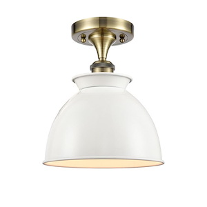 Adirondack - 1 Light Semi-Flush Mount-9.75 Inch Tall and 8.25 Inch Wide - 1424291