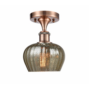 Fenton - 1 Light Semi-Flush Mount-8.75 Inch Tall and 6.5 Inch Wide - 1424332