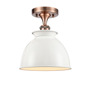 Adirondack - 1 Light Semi-Flush Mount-9.75 Inch Tall and 8.25 Inch Wide - 1424320