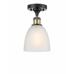 Castile - 1 Light Semi-Flush Mount-10.25 Inch Tall and 6 Inch Wide - 1424286