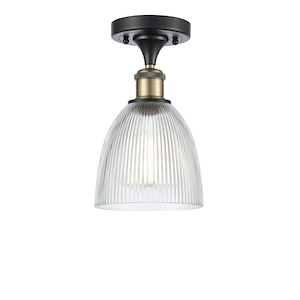 Castile - 1 Light Semi-Flush Mount-10.25 Inch Tall and 6 Inch Wide - 1289506