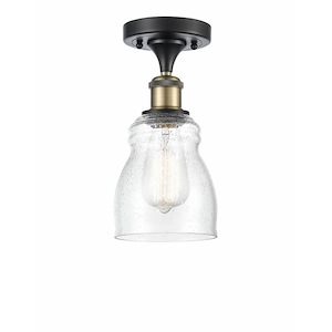 Ellery - 1 Light Semi-Flush Mount In Nautiical Style-13 Inches Tall and 4.5 Inches Wide - 1289445