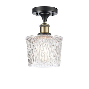 Niagara - 100W 1 LED Semi-Flush Mount-9.75 Inch Tall and 6.5 Inch Wide - 1424287