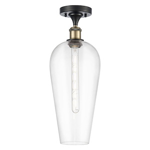 Chelsea - 1 Light Semi-Flush Mount-20 Inch Tall and 8 Inch Wide - 1387671