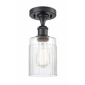 Hadley - 1 Light Semi-Flush Mount-10.25 Inch Tall and 4.5 Inch Wide - 1424327
