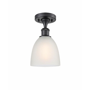 Castile - 1 Light Semi-Flush Mount-10.25 Inch Tall and 6 Inch Wide - 1424356