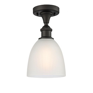 Castile - 1 Light Semi-Flush Mount-10.25 Inch Tall and 6 Inch Wide - 1424315