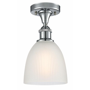 Castile - 1 Light Semi-Flush Mount-10.25 Inch Tall and 6 Inch Wide - 1424375