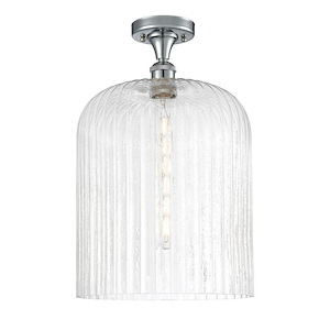 Bridal Veil - 1 Light 12" Semi-Flush Mount-10.25 Inch Tall and 5 Inch Wide - 1424447