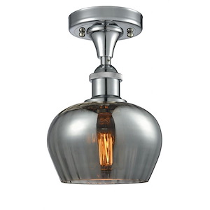 Fenton - 1 Light Semi-Flush Mount-8.75 Inch Tall and 6.5 Inch Wide - 1424448
