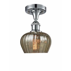 Fenton - 1 Light Semi-Flush Mount-8.75 Inch Tall and 6.5 Inch Wide - 1424401