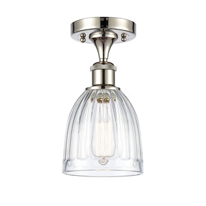Brookfield - 100W 1 LED Semi-Flush Mount-10.63 Inch Tall and 5.75 Inch Wide - 1424450