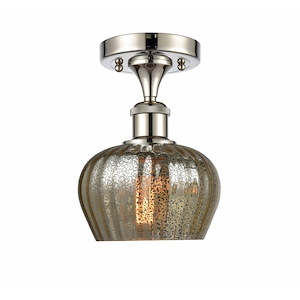Fenton - 1 Light Semi-Flush Mount-8.75 Inch Tall and 6.5 Inch Wide - 1424431