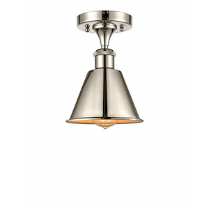 Smithfield - 1 Light Semi-Flush Mount In Industrial Style-9.5 Inches Tall and 7 Inches Wide - 1289492