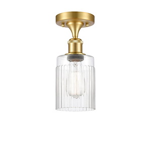 Hadley - 1 Light Semi-Flush Mount-10.25 Inch Tall and 4.5 Inch Wide - 1424424