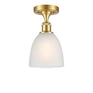 Castile - 1 Light Semi-Flush Mount-10.25 Inch Tall and 6 Inch Wide - 1424443
