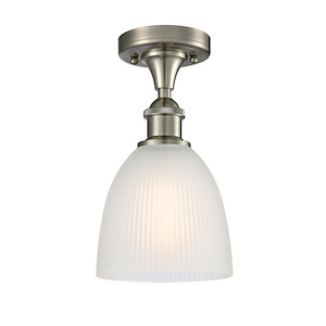 Castile - 1 Light Semi-Flush Mount-10.25 Inch Tall and 6 Inch Wide - 1426749