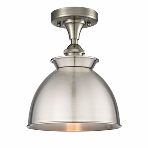 Bare Bulb - 1 Light Semi-Flush Mount-5.5 Inch Tall and 4.5 Inch Wide - 1424505