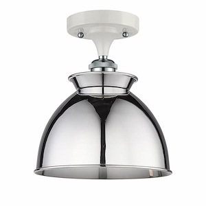 Bare Bulb - 1 Light Semi-Flush Mount-5.5 Inch Tall and 4.5 Inch Wide - 1424425