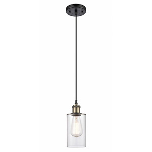 Clymer - 1 Light Cord hung Mini Pendant-8.88 Inch Tall and 3.88 Inch Wide - 1424460