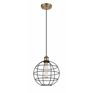 Lake Placid - 1 Light Pendant In Industrial Style-13.38 Inches Tall and 9.5 Inches Wide - 1291927
