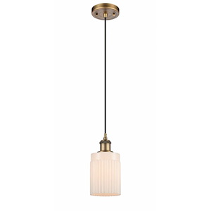 Hadley - 1 Light Cord Hung Mini Pendant-9 Inch Tall and 4.5 Inch Wide - 1424556